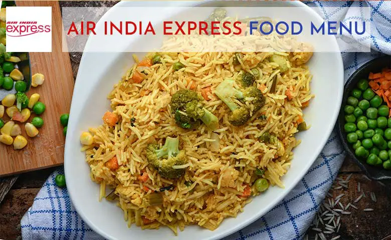 Air India Express Food Menu Prices 2024