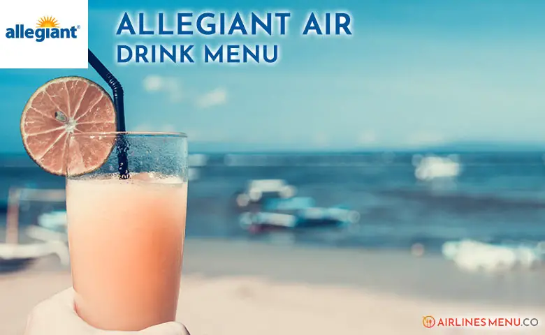 Allegiant Drink Menu Prices 2024