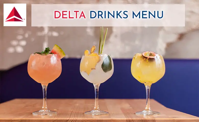 Delta Drinks Menu Prices 2023